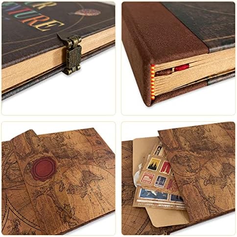 Our Adventure Book Vintage Scrapbook Journal