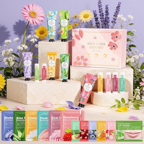 36 Pcs Bulk Gifts For Women, Spa Party Supplies, Bulk Facial Mask, Lip