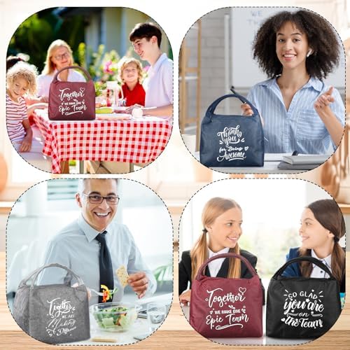24 Pcs Inspirational Lunch Bags, Team Appreciation Gifts Bulk