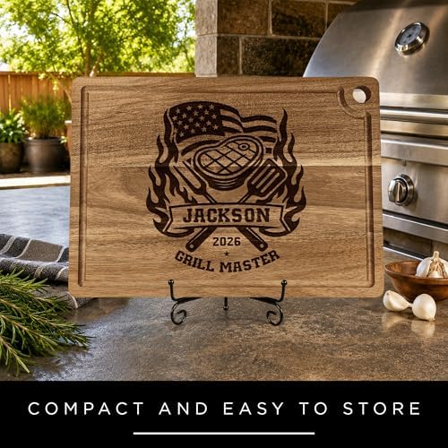Personalized Cutting Board for Men, Custom Cutting Board Wood Engraved