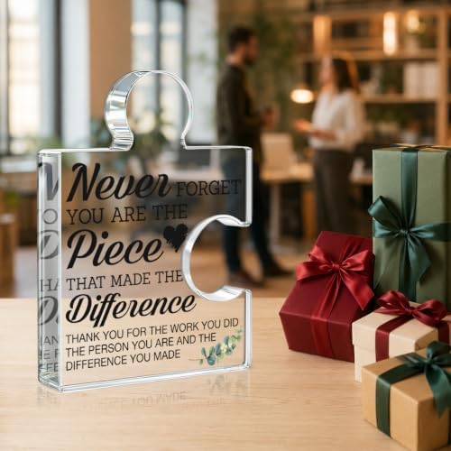 Thank You Appreciation Gifts for Coworker Retirement Desk Decor