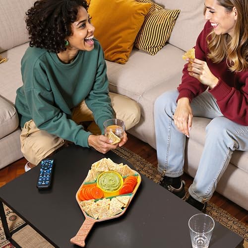 Pickleball Paddle Snack Tray - Cool Pickleballs Serving Tray for Snack