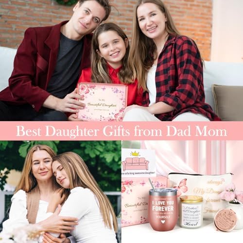 Daughter Birthday Gift Basket, Gifts for Adult Daughter from Mom Dad