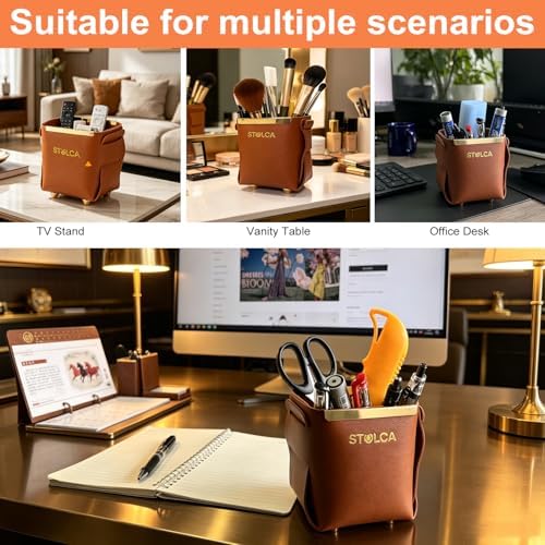 Pen Pencil Holder for Desk,Makeup Brush Holder Organizer for Desk