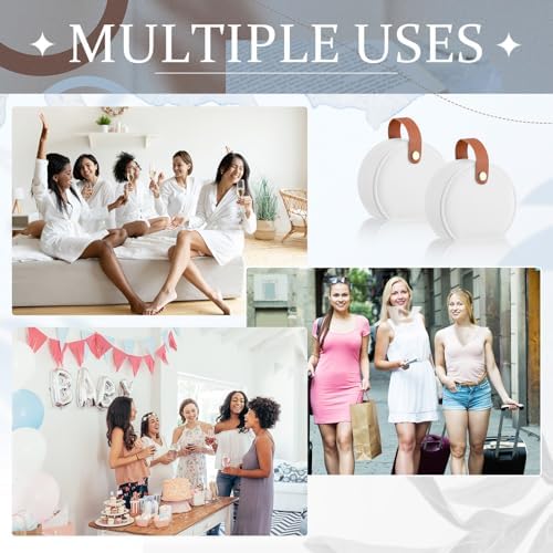 Weysat 12 Pack Mini Travel Jewelry Case Bridesmaid Gifts Box Bulk