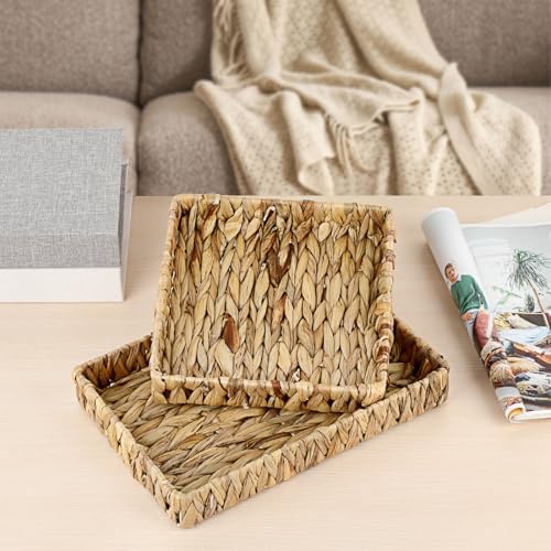 Decorative Key Holder for Entryway Table Handwoven Natural Water