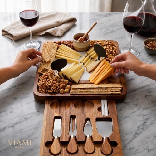 Acacia Charcuterie Board Set, Hosting Essentials, Cheese Platter