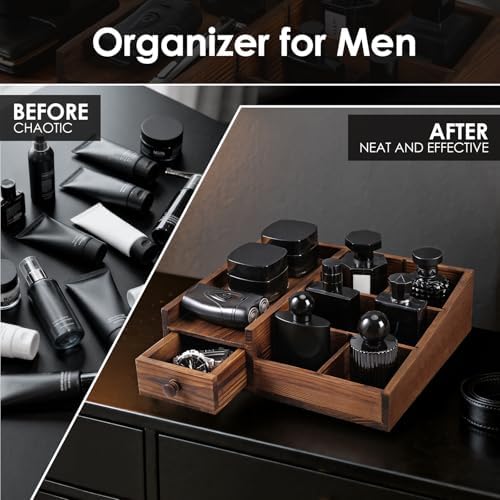 Cologne Organizer for Men,Cologne Stand,Dresser Organizer,Mens Room
