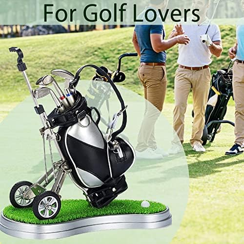 Gifts for Men, Golf Pen Holder Desk Accessories for Men Women Golfers