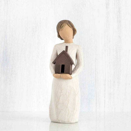Willow Tree Mi Casa, Sculpted Hand-Painted Figure | Cast from a Susan Lordi Original Carving, Meaningful Gift Celebrating Nature, Family, Home and Belonging, Fitted Gift Box