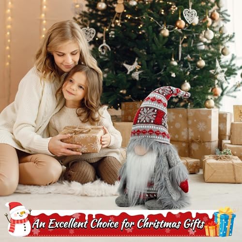 Gnome Christmas Decorations, Plush Christmas Gnome Gifts for Women