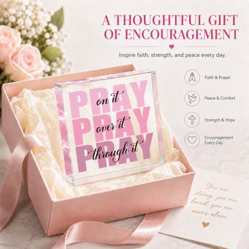 Pink Room Decor, Inspirational Christian Gifts for Women, Pink Dorm