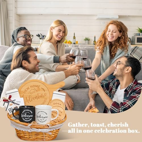 House Warming Gifts New Home,10Pcs New House Gift Basket, Closing Gift