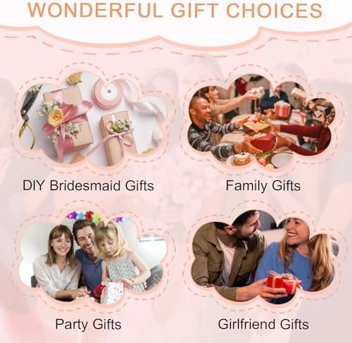 Kifmurase 10Pcs Travel Jewelry Case, Bridesmaid Gifts Box, Small PU