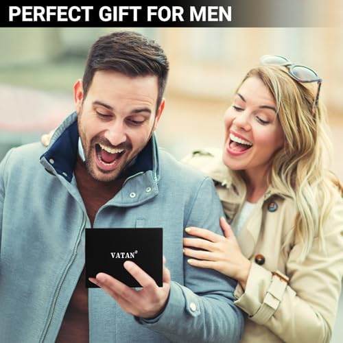 VATAN Wallet for Men Slim RFID Blocking Leather Credit Card Holder