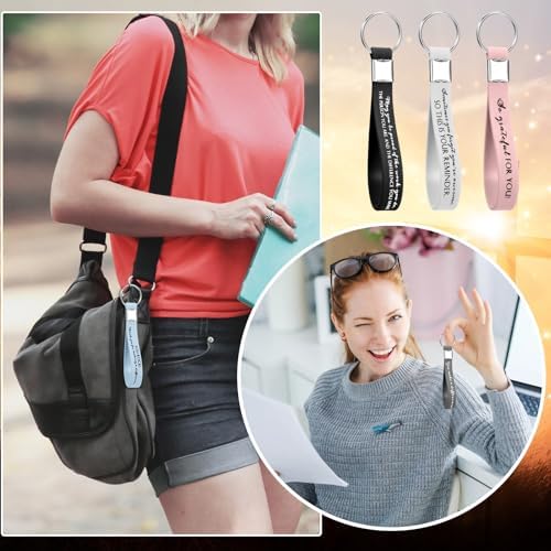 Nosiny 30 Pcs Keychain Appreciation Gift Bulk for Employee Coworker