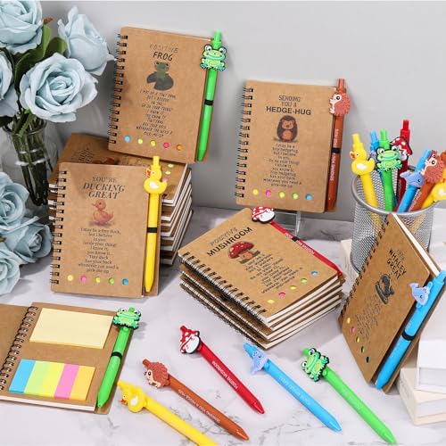20 Sets Employee Appreciation Gifts Bulk Inspirational Spiral Notebook