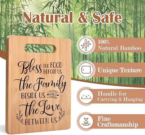 Bless the Food Before Us Cutting Chopping Board, Housewarming Gifts