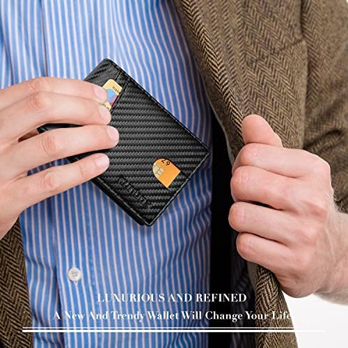 RUNBOX Wallet for Men -Slim Rfid Leather Mens Bifold Novelty Wallets 2