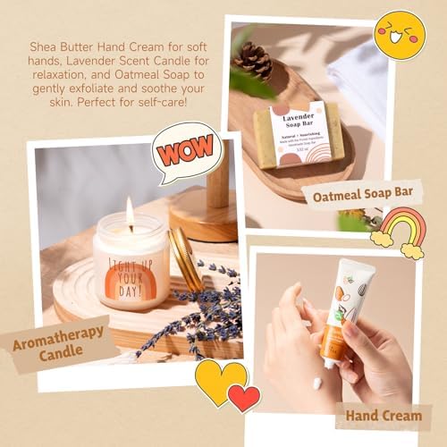 Gift Baskets for Women, 9pcs Unique Happy Birthday Gifts for Women