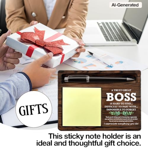Boss Gifts for Men, Thank You Appreciation Gifts for Boss Sticky Note