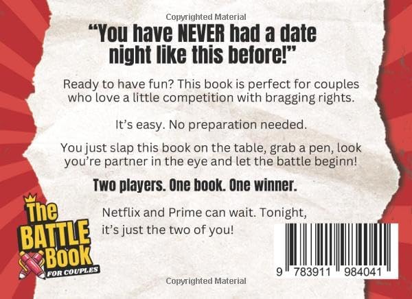 The Battle Book For Couples: 1v1 Interactive Games - You've Never Had