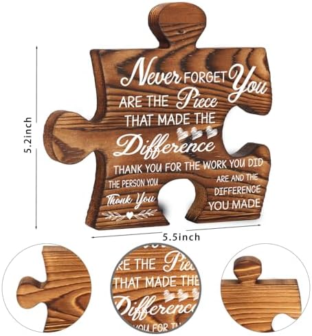 Thank You Gift Heartfelt Appreciation Plaque for Coworkers