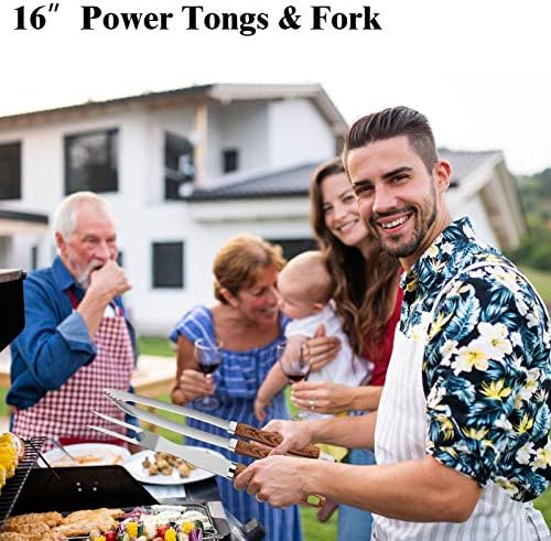 Romanticist 23pcs Stainless Steel BBQ Grill Tools & Accessories Kit