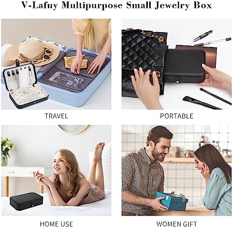 Small Jewelry Box, Travel Jewelry Case Portable Jewelry Boxes for