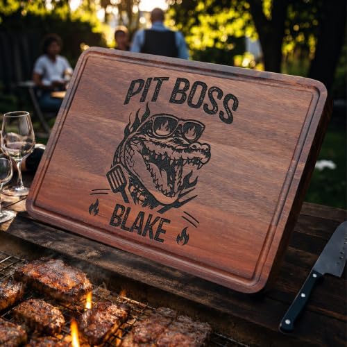 Funny BBQ Cutting Board, Personalized Dad Grill, BBQ, Grilling Gifts