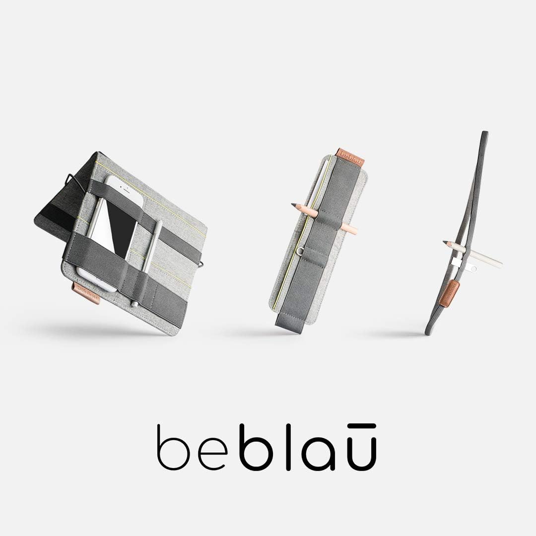 Beblau FOLD Portable TECH Organizer attachable to your Devices | Desk Sleeve | Gadget case | Working from Home Essentials | Laptop accessories | Backpack Insert | Portfolio |