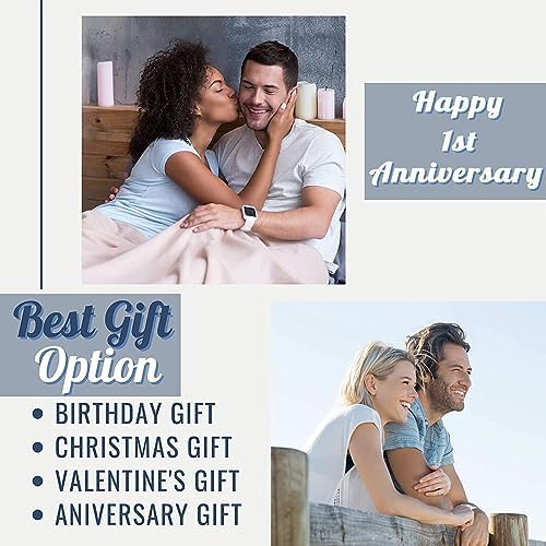 Mosslink 1st Anniversary Paper Gifts for Couple Husband Wife, 1 Year
