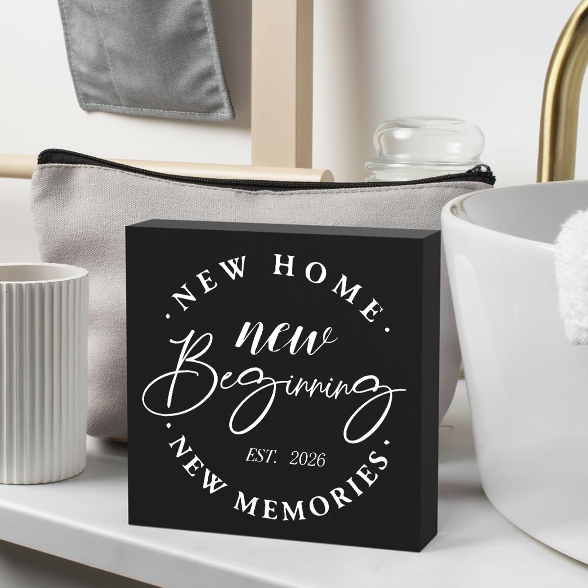 Great Housewarming Gifts New Home Gift Ideas Great Housewarming Decor Rustic Accessories Decor Wooden Box 5.1 x 5.1 Inches
