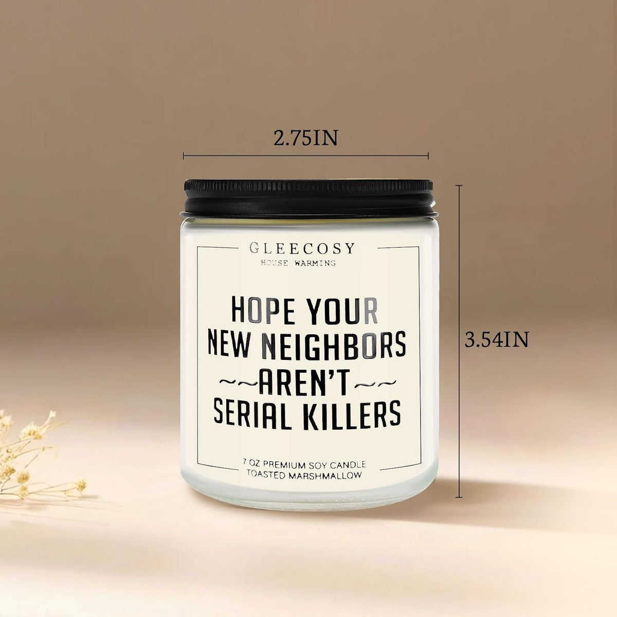 Home Housewarming Scented Candle – Funny New House Warming Gift Ideas for Apartment, Neighbor, Homeowners