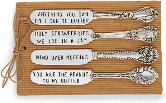 Mud Pie Circa Spreader Set, Silver