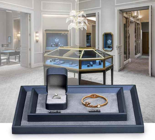Leather-Look Jewelry & Valet Tray