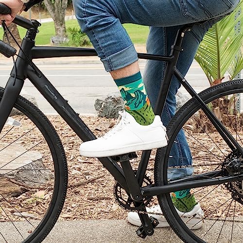 Lavley Bike Socks Funny Gifts for Cyclists and Bicycle Lovers Men and