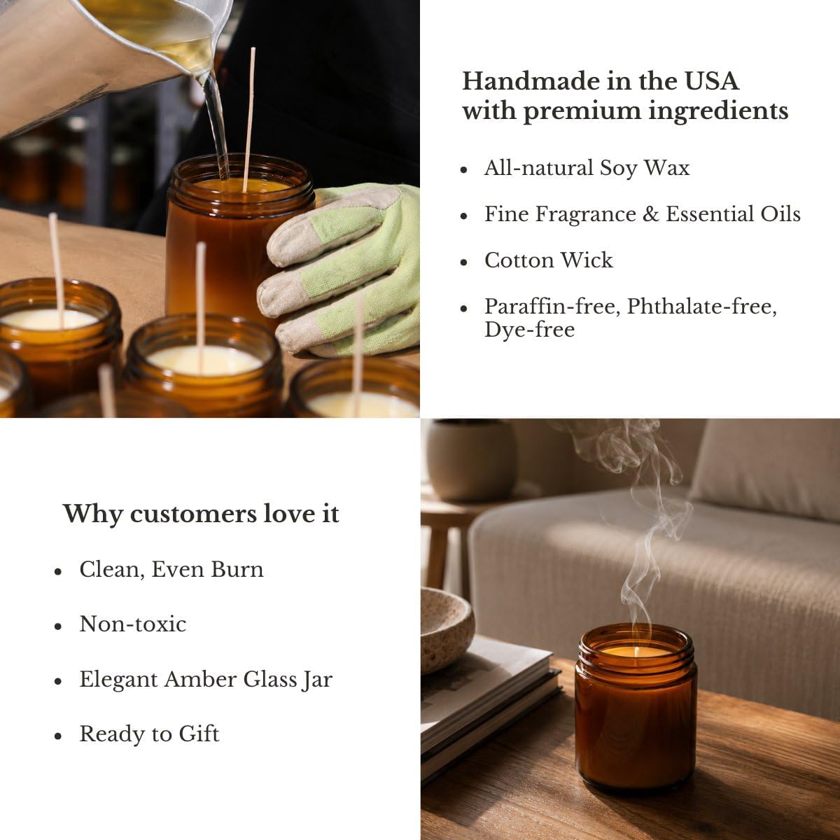 Back & Body Hurts, Funny Happy Birthday Gift, All-Natural Scented Candle, 30th, 40th, 50th and 60th Birthdays, Gifts for Women and Men, Unique Birthday Gifts