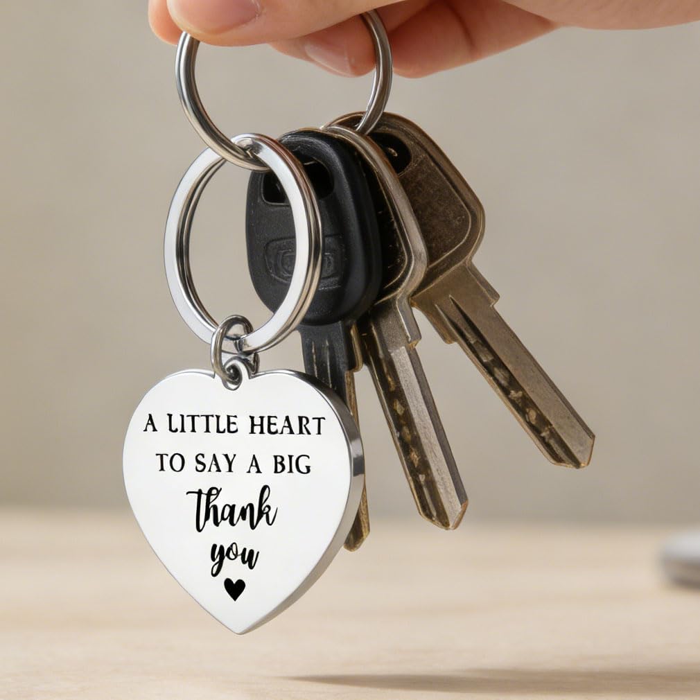 Thank You Gifts – Appreciation Gifts for Teachers, Graduation, Thank You Keychain – Nurses, Bosses, Coworkers, Friends & Family – Birthday, Mother’s Day, Father’s Day, Christmas