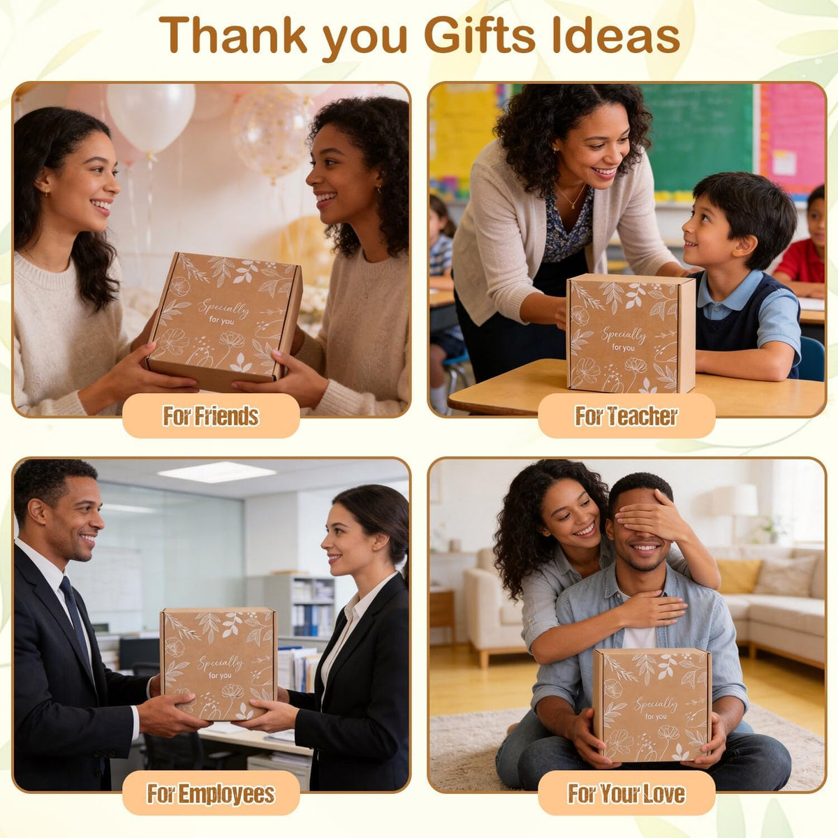 Teacher Appreciation Gifts, Thank You Gifts for Women Coworkers Secretary | Administrative Professional Day Gift, Employee Appreciation Gift for Dental Assistant Nurse Mentor Leader Paraprofessional