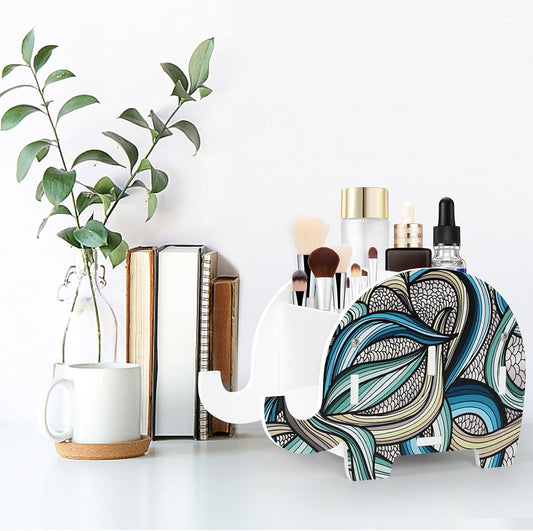 MOKANI Pen Pencil Holder for Desk Cute Elephant Gifts Desk Organizer