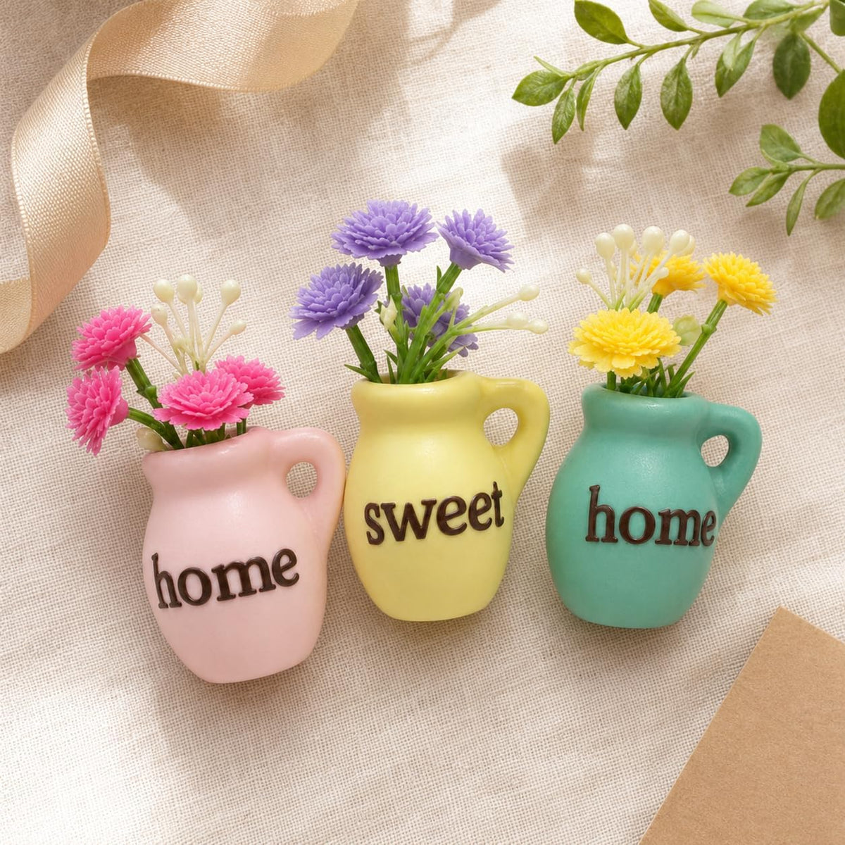 Housewarming Gifts for New Home, Mini Vase Magnets for Fridge, New Home Gifts