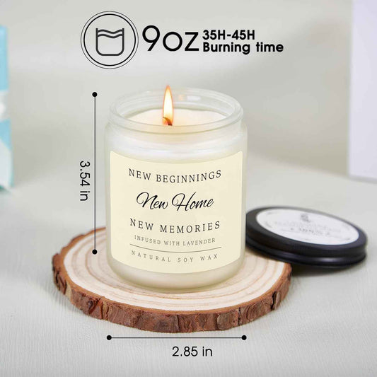 House Warming Gifts New Home, Housewarming Gifts New Home for Women Men | New Home Gift Ideas for Apartment Neighbor Homeowners, House Warming Decoration for Friends Soy Wax Candle