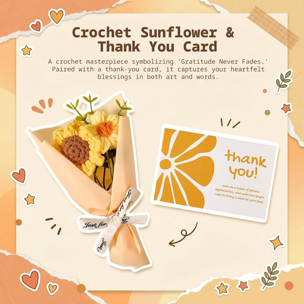 Thank You Gifts for Women, Teacher Appreciation Gifts Basket, Employee Appreciation Gift Box for Coworkers, Sunflower&Sunshine Thanks Gifts for Friends Mom Her Boss Nurse with Thanks Cards Awesome Cup