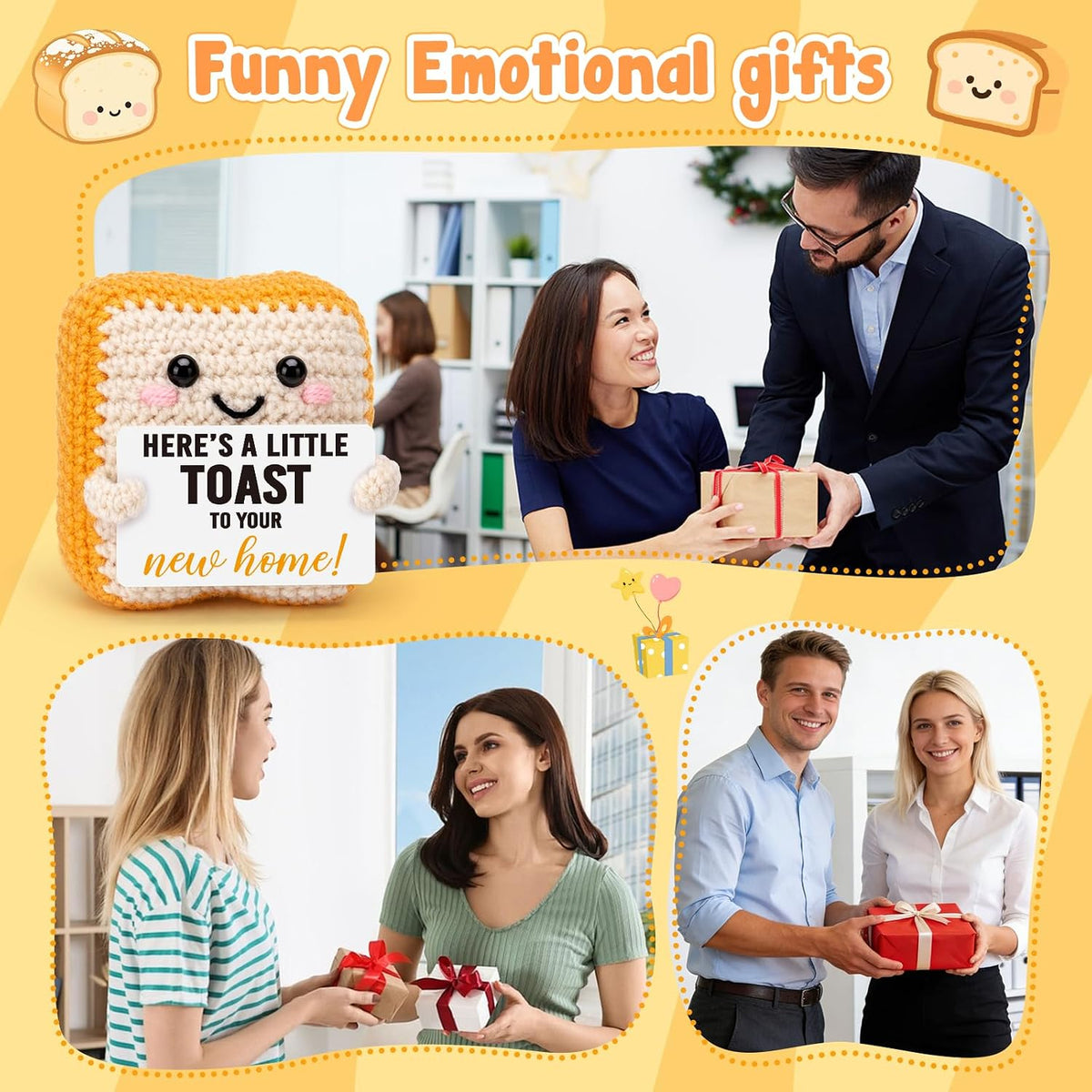 MAMAGIFTREE Housewarming Gift for New Home, Funny NewHome Gift for Women Men Friend, First Home Gifts Ideas, Cute House Warming Present for Homeowners