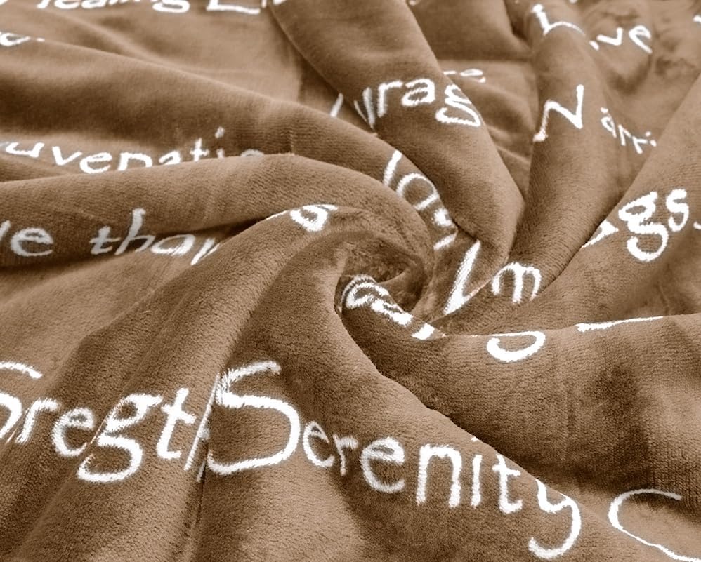 Compassion Blanket (Brand)- Strength Courage Super Soft Warm Hugs, Get