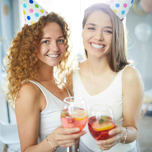 TONY & SANDY Friend Gifts for Women, Unique Birthday Gifts for Women, Sister Gift from Sister, Wave Bracelet, Christmas Stocking Stuffers for Woman Female, Bestie Friendship Bracelets