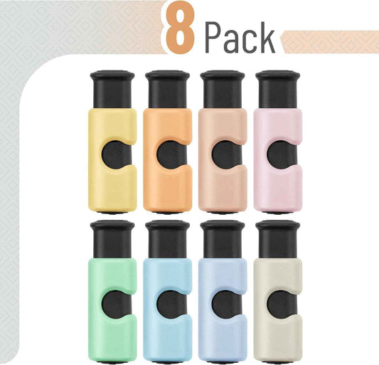 Mr. Pen- Squeeze and Lock Bread Bag Clips, 2.4 Inch, 8 Pack