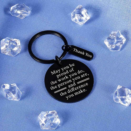 Thank You Gifts for Men Women Keychain, Coworkers Christmas Gifts for Christmas Stocking Stuffers Inspirational Appreciation Gift for Coworker Boss Nurse Teacher Friends Sentimental Gift Ideas Bulk