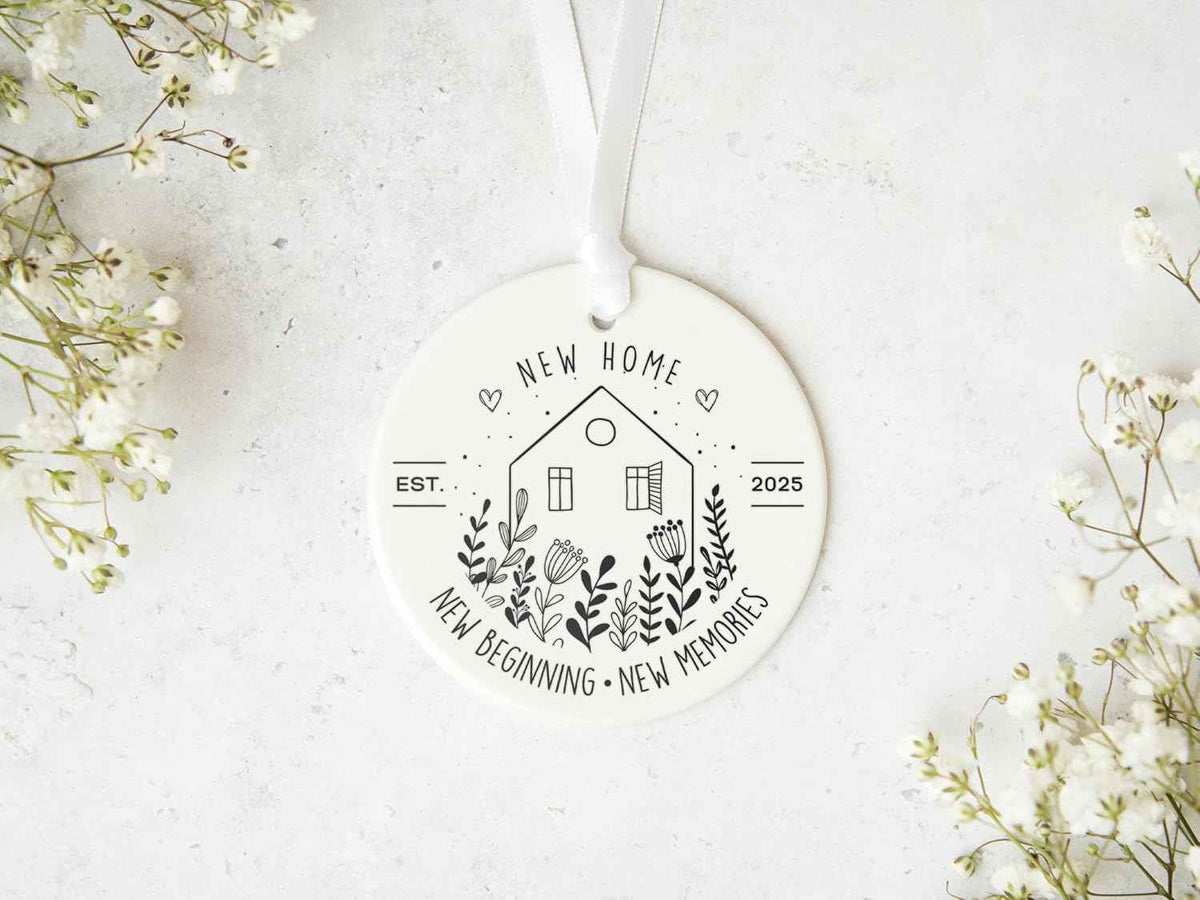 New Home Ornament 2026, House Warming Gift, New Beginning, Housewarming Gifts, Presents for Women, Couple, new Home Gifts, First Home Together, Home Owners Gift Idea